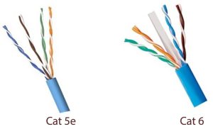 Cat 5e и Cat 6.